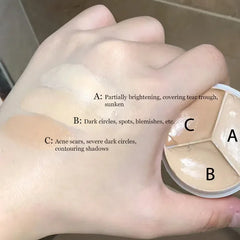 3-Color Concealer Cream